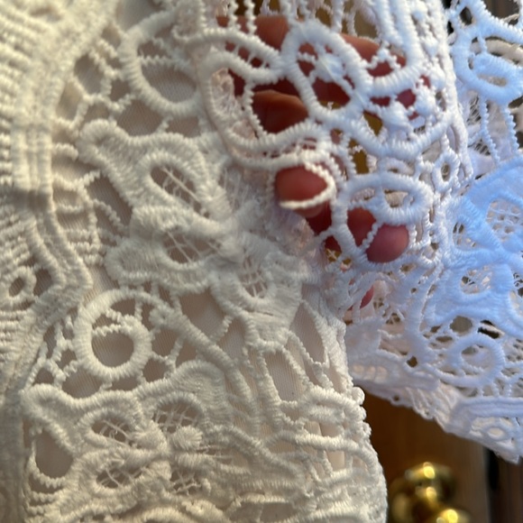 White Lulus Lace Dress - Picture 2 of 3